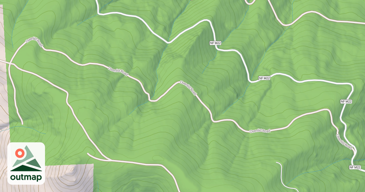 Map of OVENLID