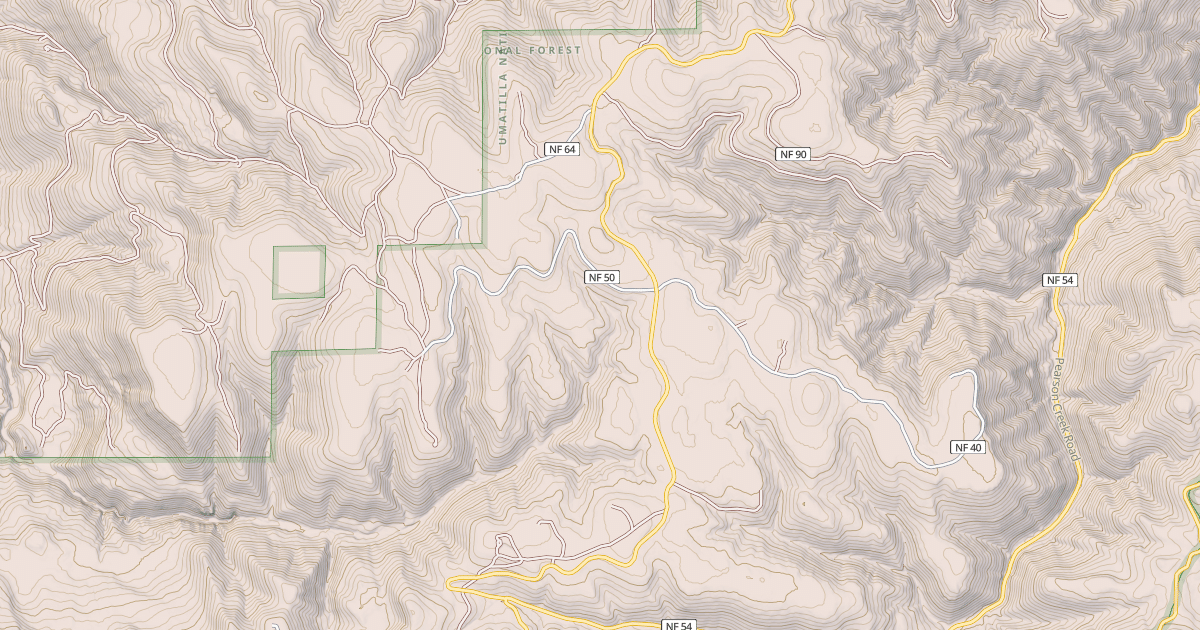 Map preview of USFS Motor Vehicle Use Map Roads {B455E0F9-275F-44BD-9003-31E107EE96FB}
