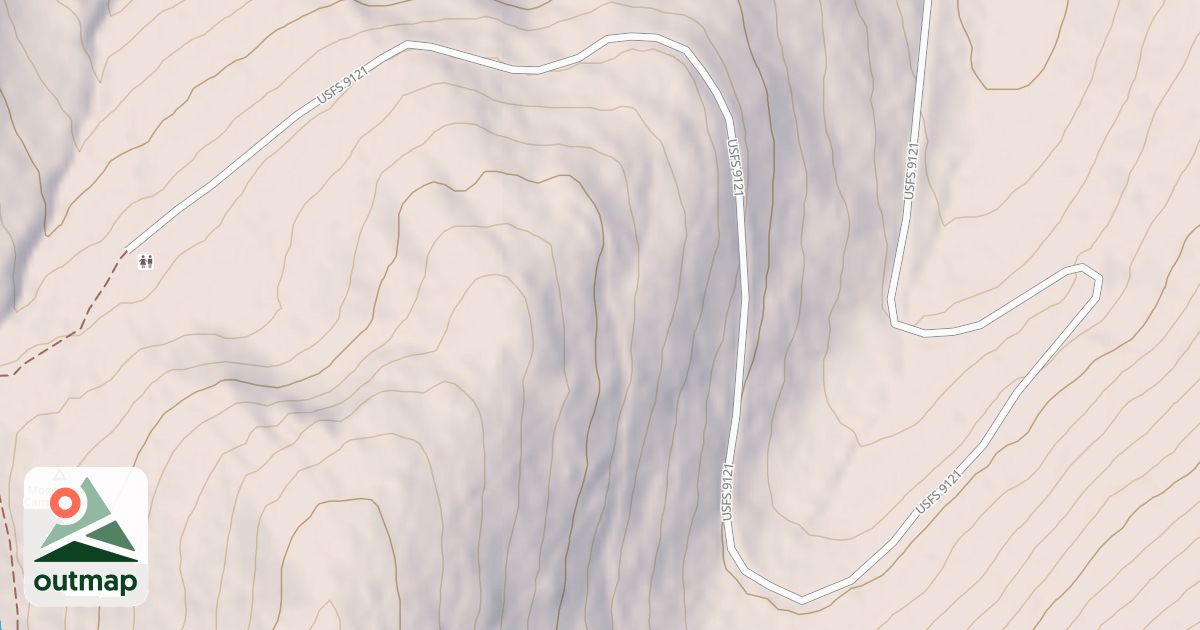 Map of MOORE LAKE