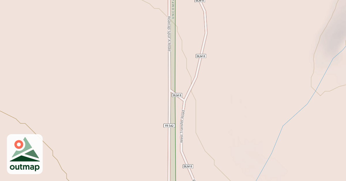 Map of BLM National GTLF Public Motorized Roads 681b5f5a-3853-46d2-9f83-7b1657f3ca1e