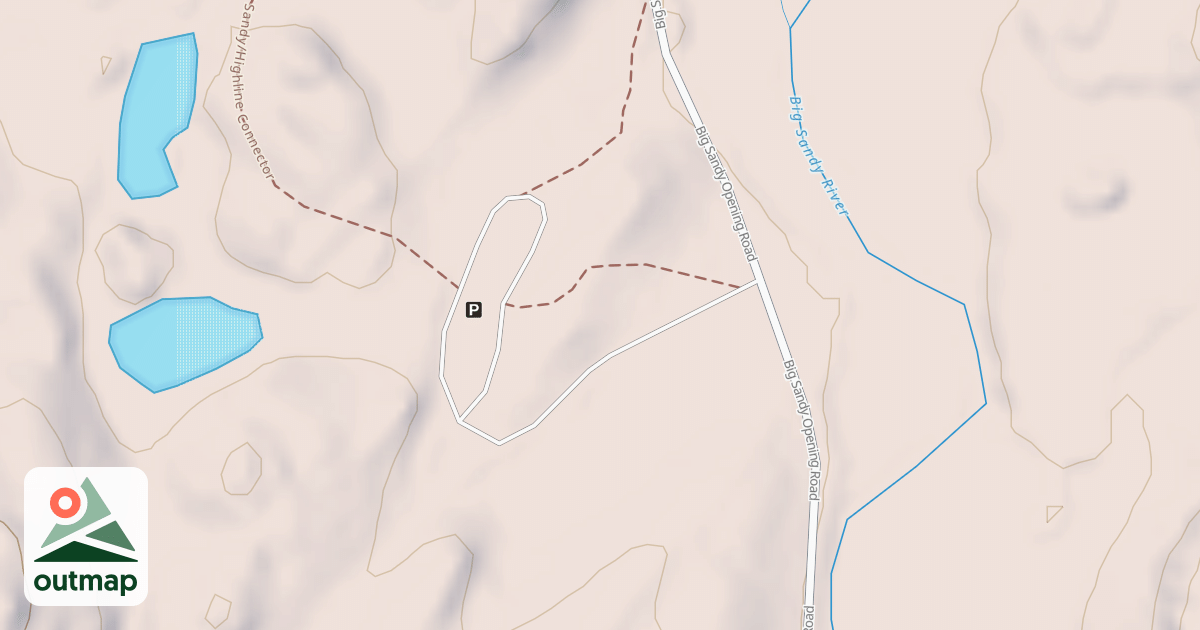 Map of 850B STOCK TRAILHEAD