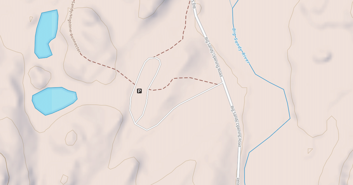 Map preview of 850B STOCK TRAILHEAD