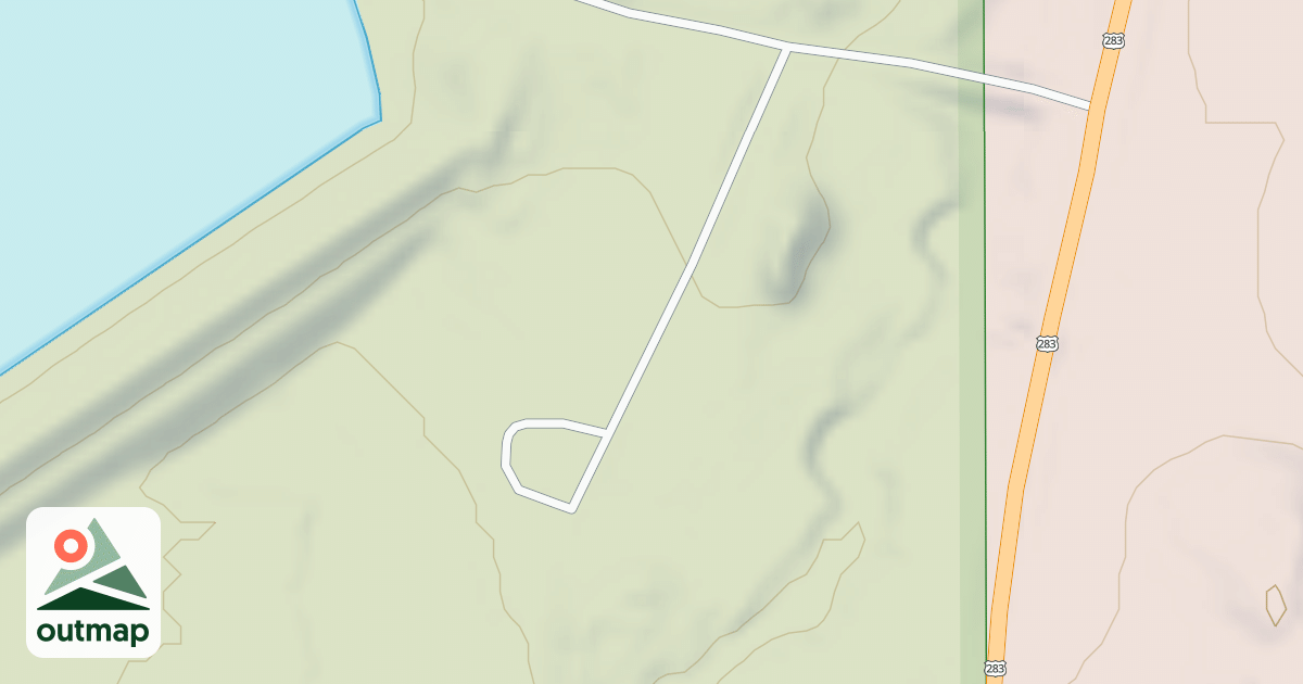 Map of DEAD INDIAN SPUR