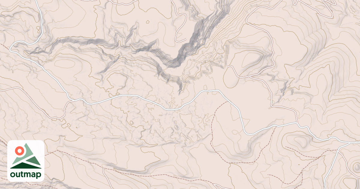 Map of LAVA MOUNTAIN