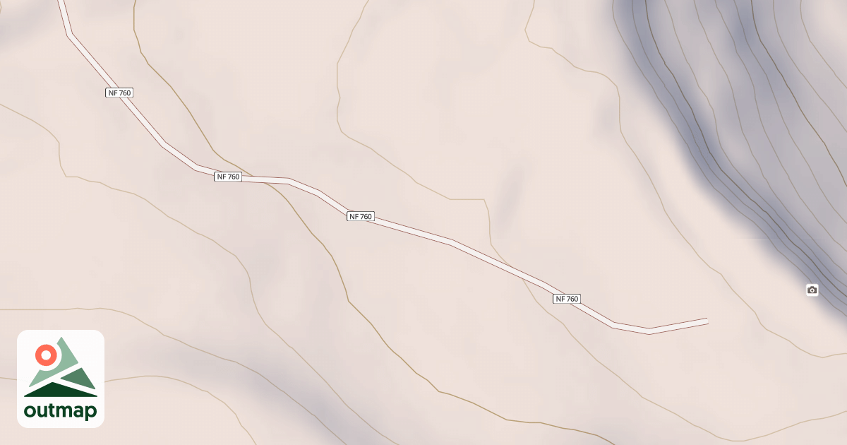 Map of UPPER CAMP CREEK