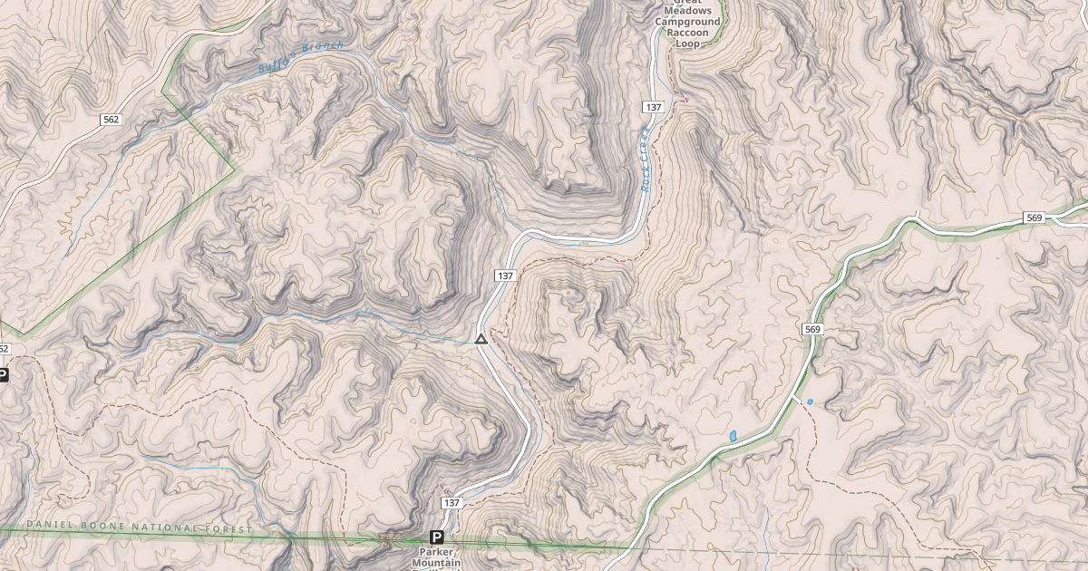 Map preview of WOODS RD
