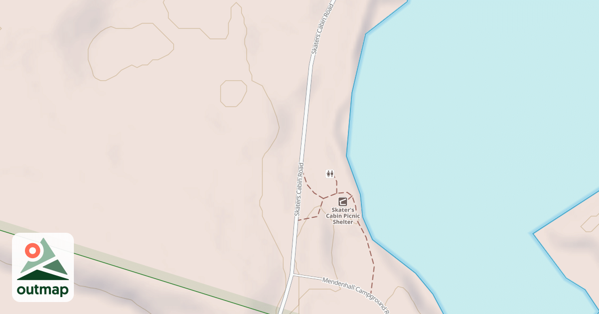 Map of MENDENHALL LAKE