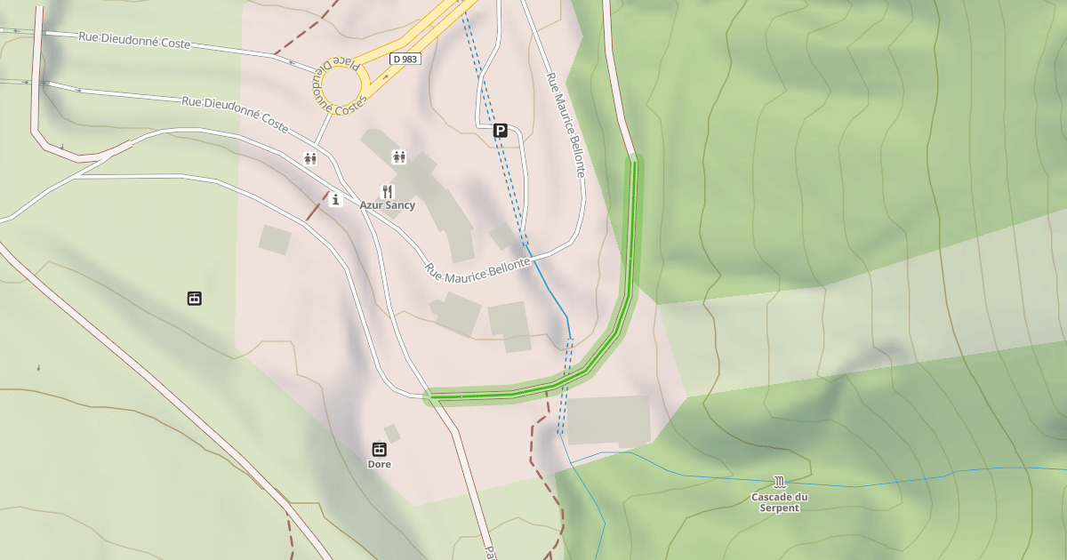 Map preview of Retour