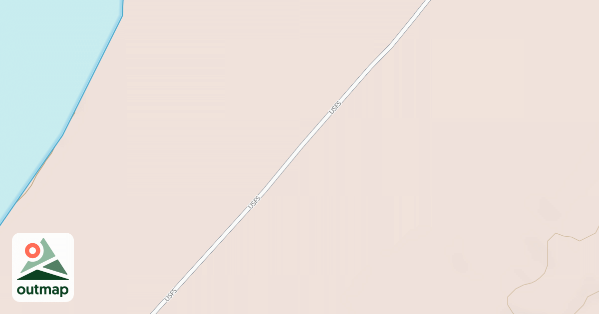 Map of Twin Lakes Road