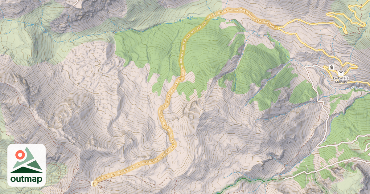 Map of Col de Colombart — Les Clos de Bousiéyas