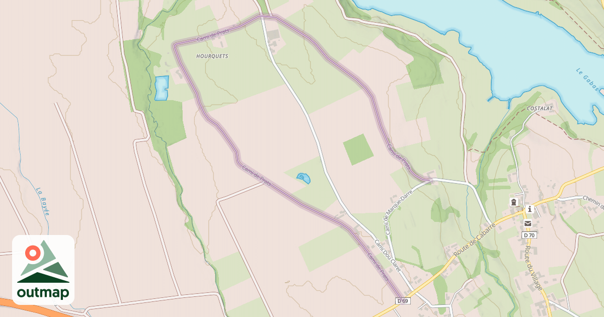 Map of Cami de Prats