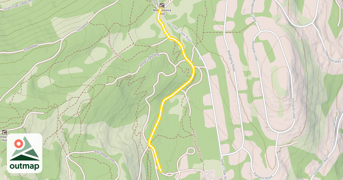 Map of North Fork