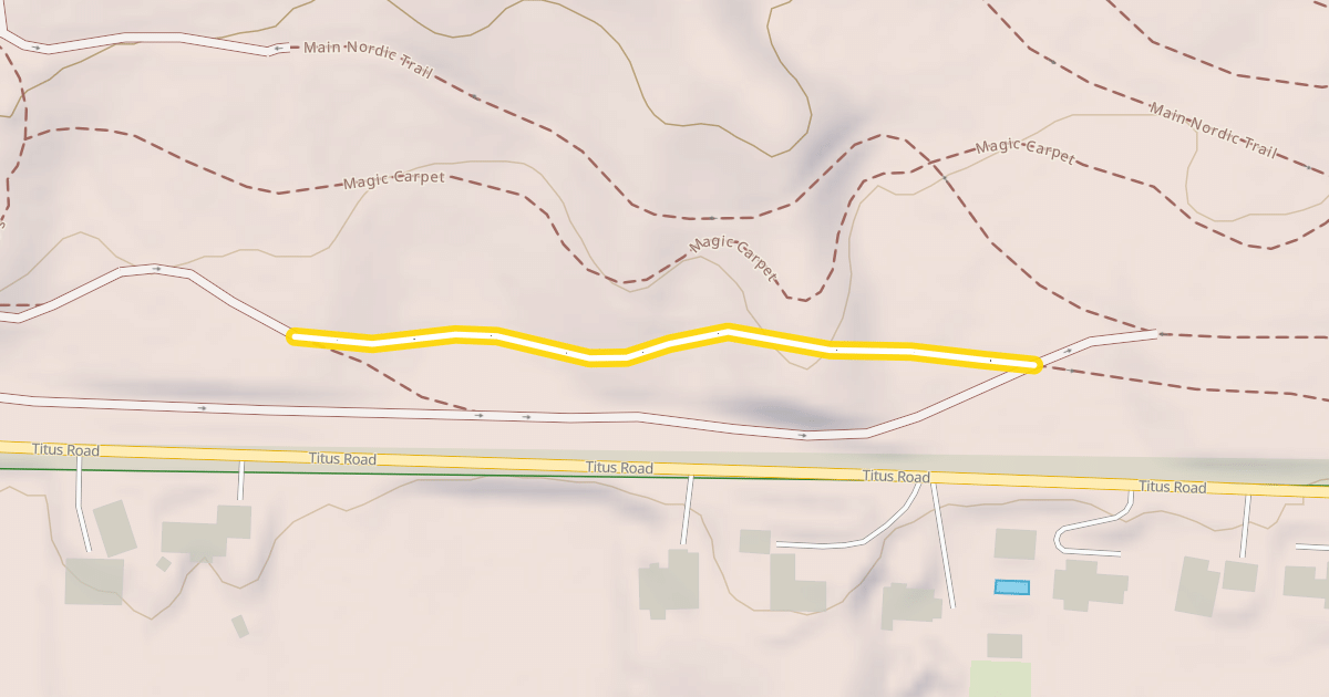 Map preview of Main Nordic Trail