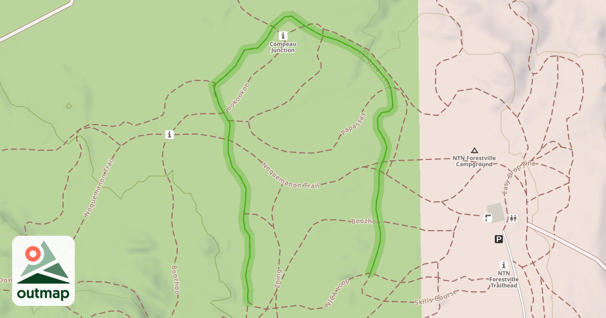 Map of Longyear Loop