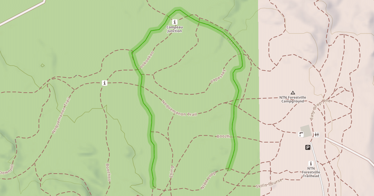 Map preview of Longyear Loop