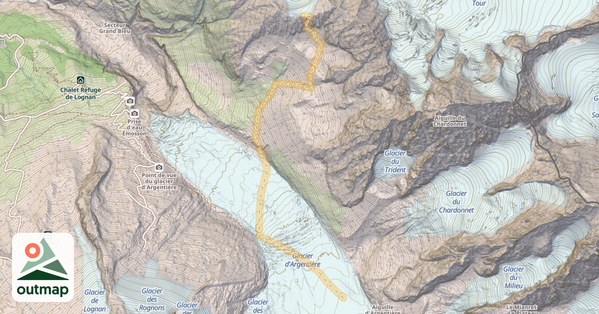 Map of Col du Passon Route