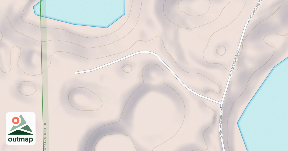 Map of CRATER LAKE