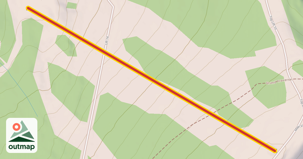 Map of Sourdough Express Lift