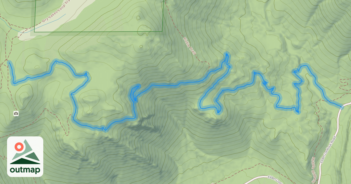 Map of Brookbank Trail