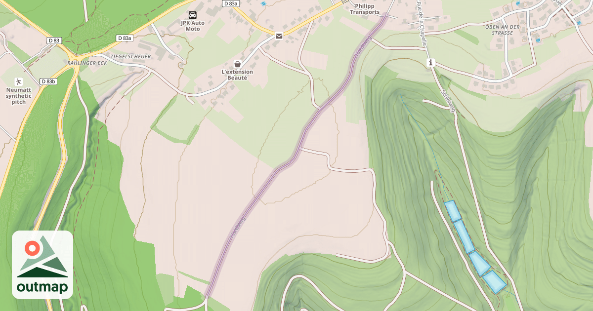 Map of Hardtweg