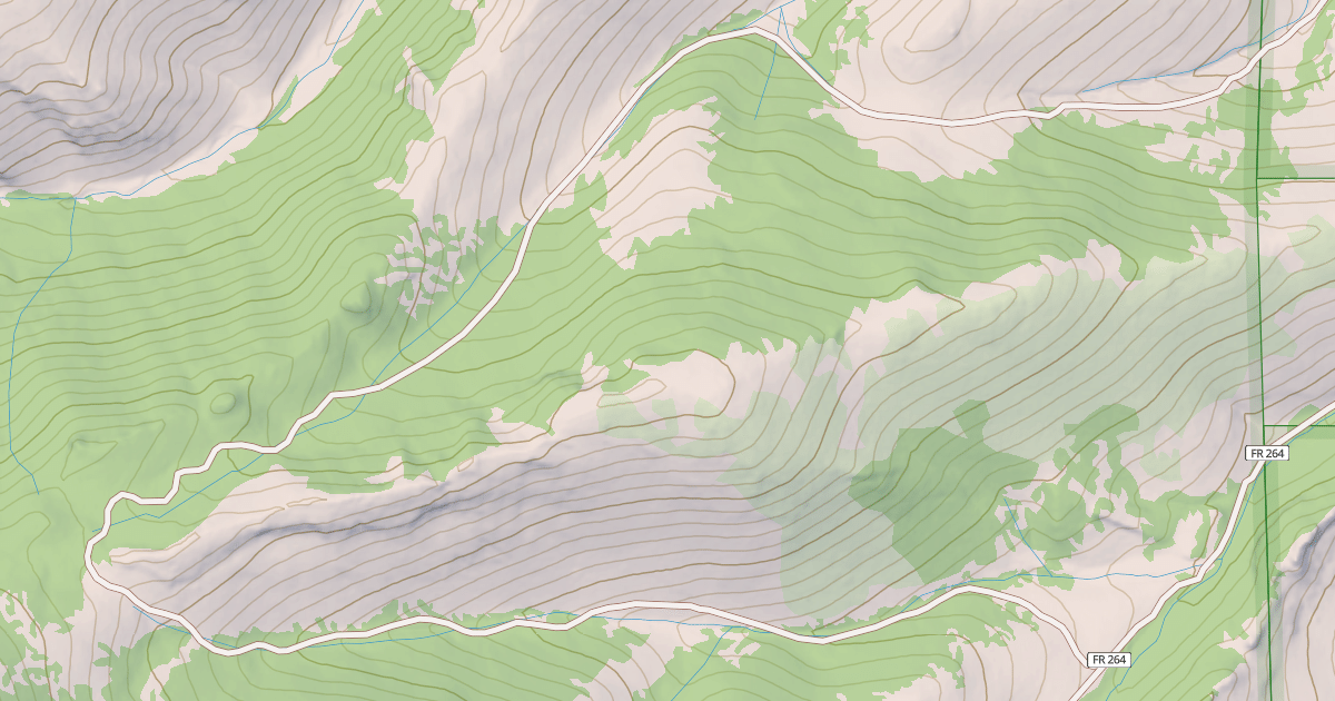 Map preview of DRY CR BRANCH