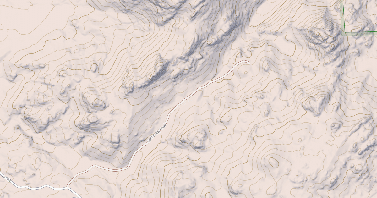 Map preview of EAST BALDY