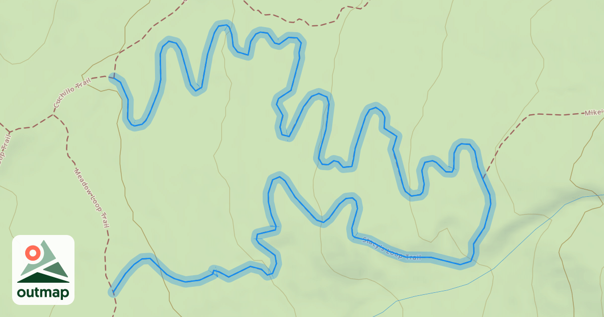 Map of Stacy'S Loop Trail