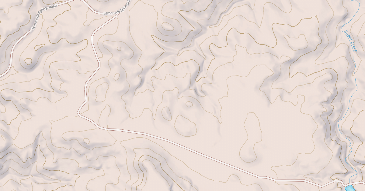 Map preview of UPPER HOME CREEK