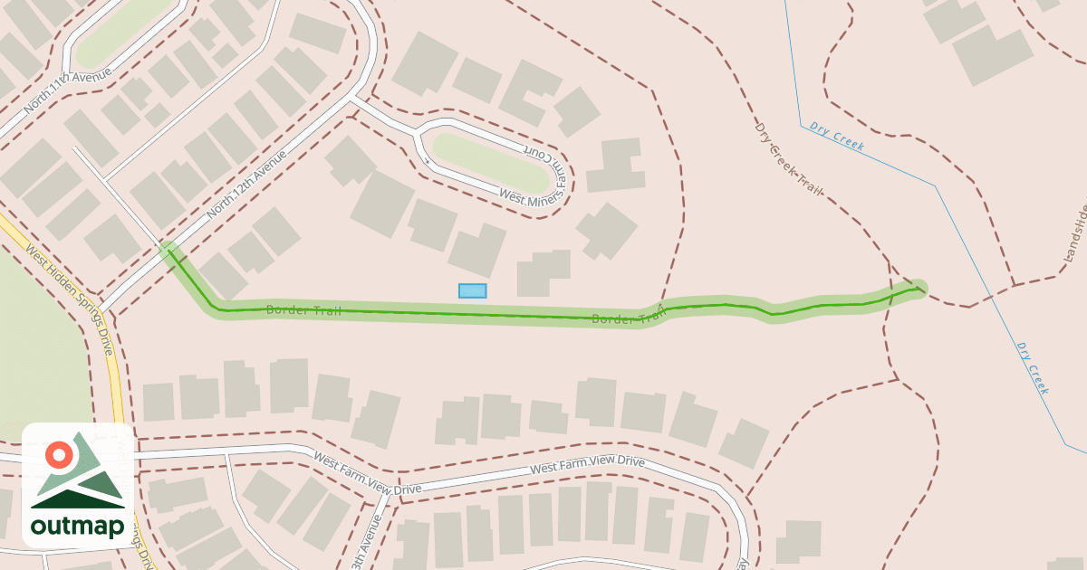 Map of Border Trail