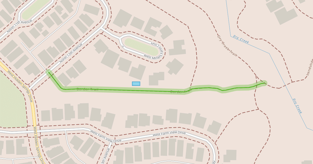 Map preview of Border Trail
