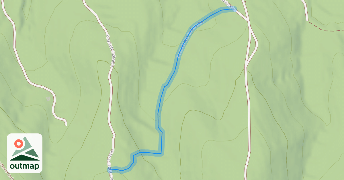 Map of SentesII NO Cadarache