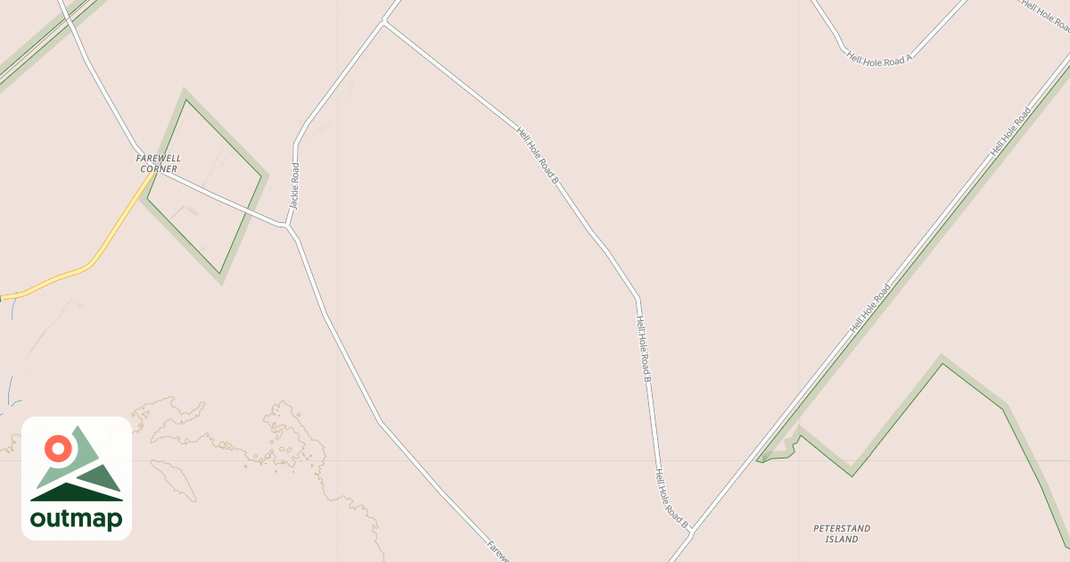 Map of HELL HOLE B