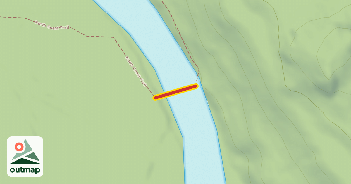 Map of North Coast Trail