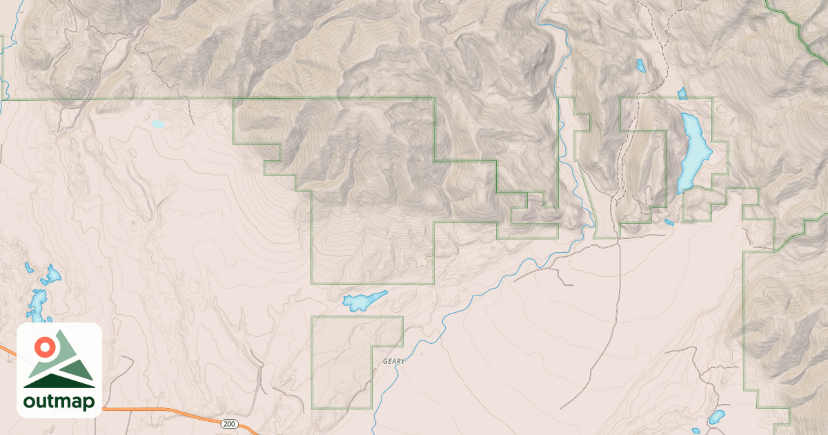 Map of Mccabe Cr - N Fk Blackfoot
