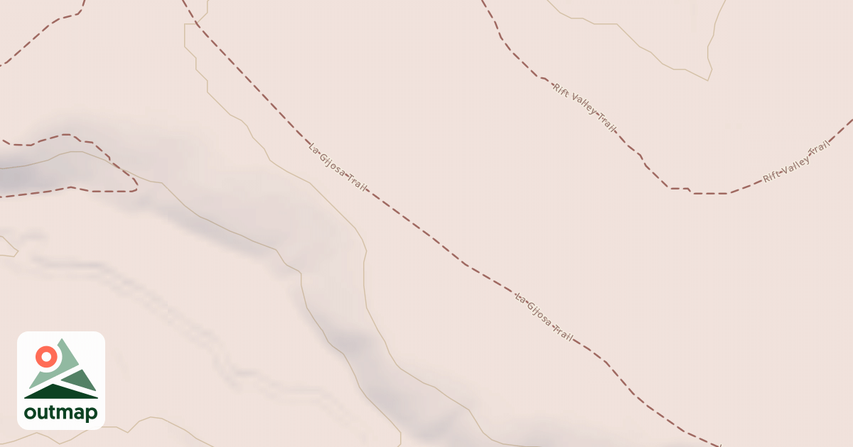 Map of La Gijosa Trail