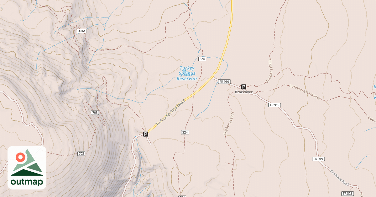 Map of Circle T Atv