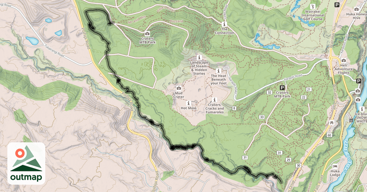 Map of Waipouwerawera