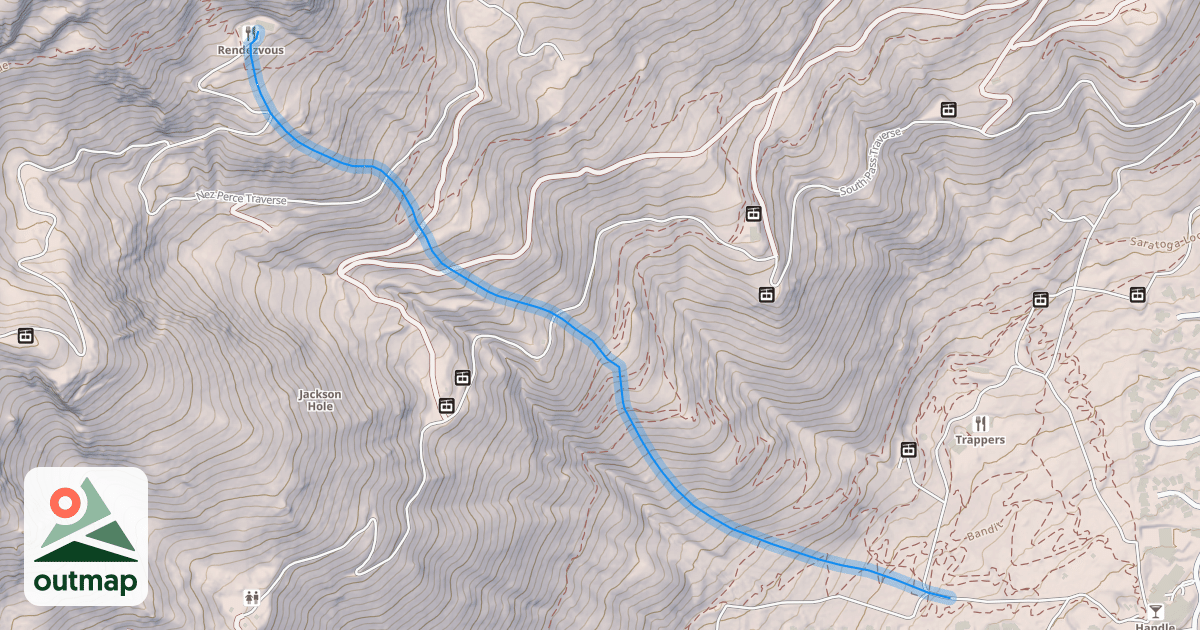 Map of Gros Ventre