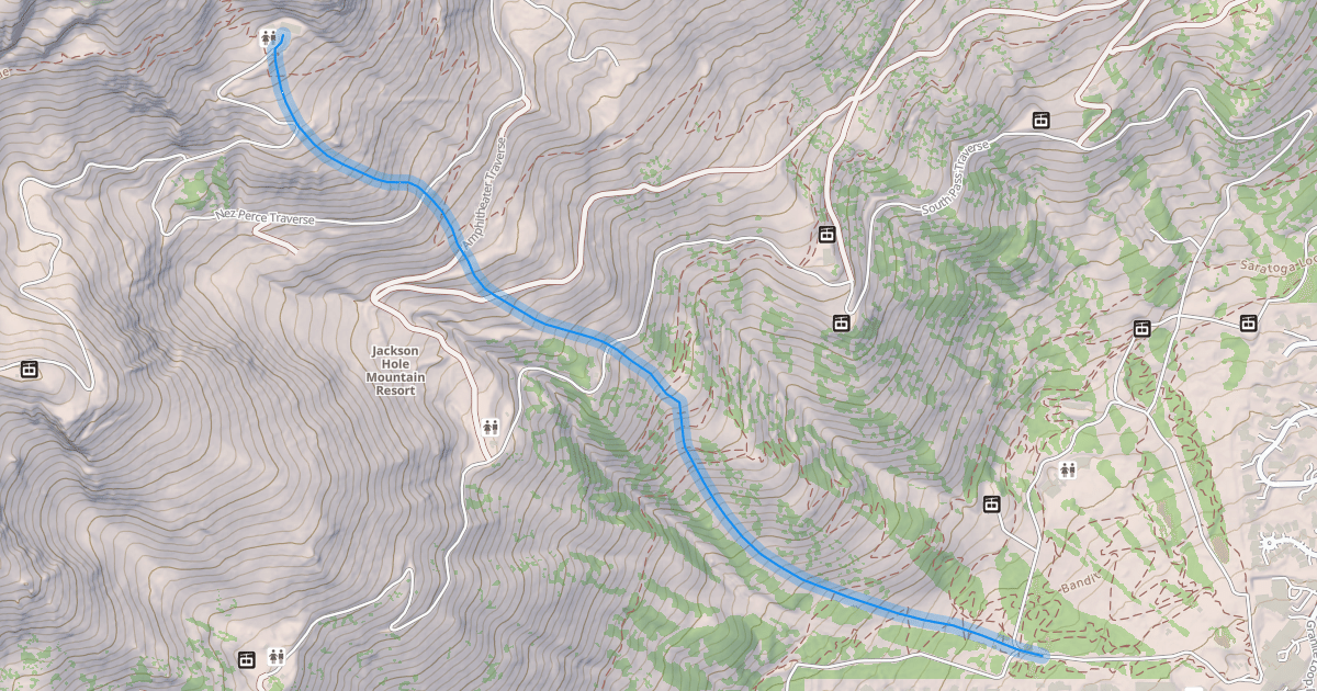 Map preview of Gros Ventre