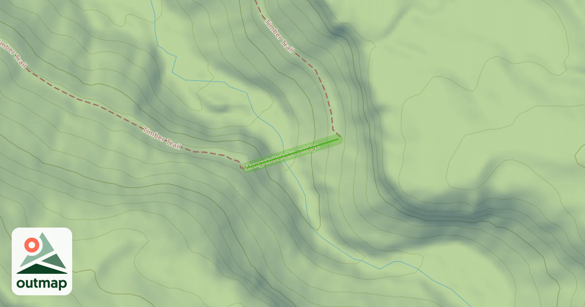 Map of Mangatukutuku bridge