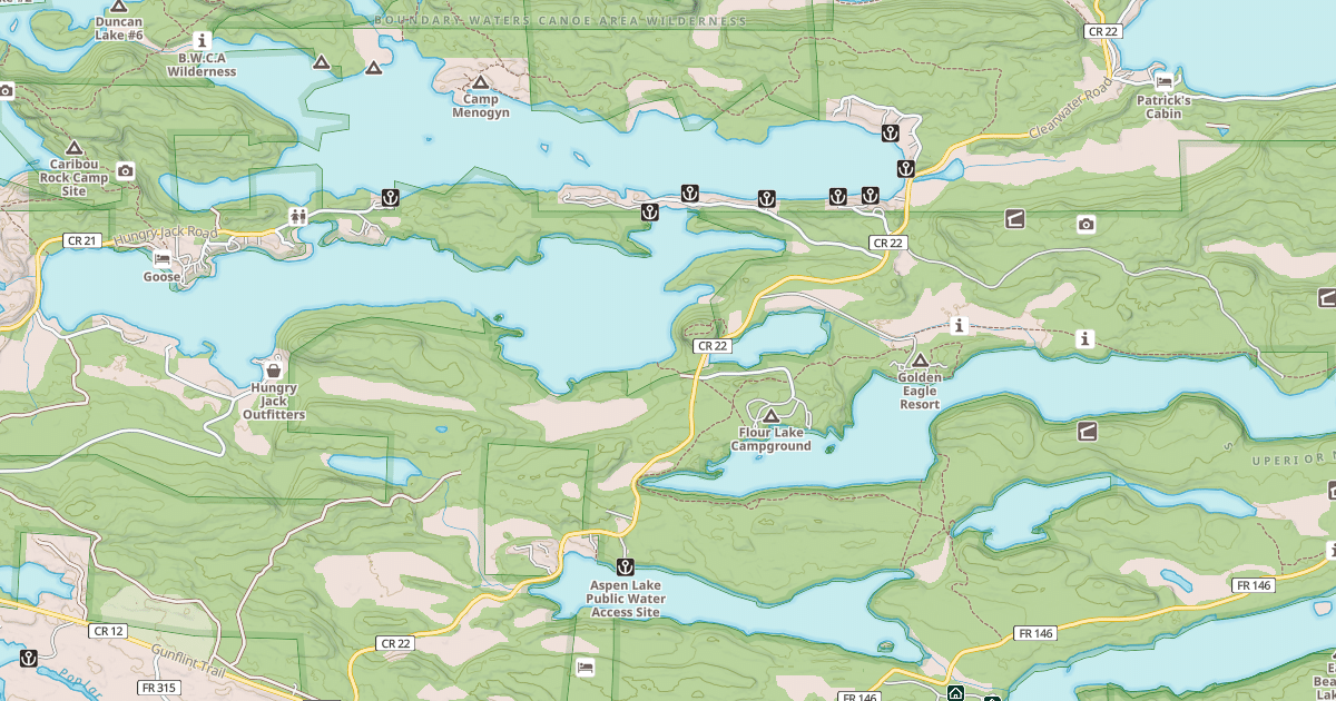 Map preview of CLEARWATER SNOWMOBILE SPUR
