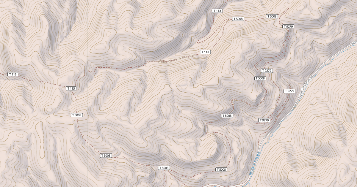 Map preview of WILLS CYN