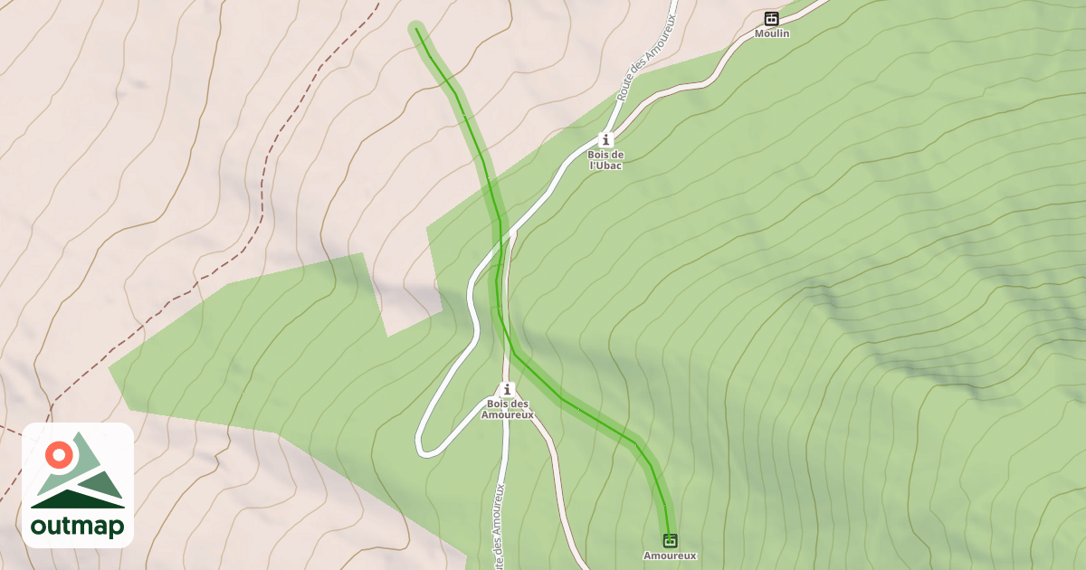 Map of Les Casses