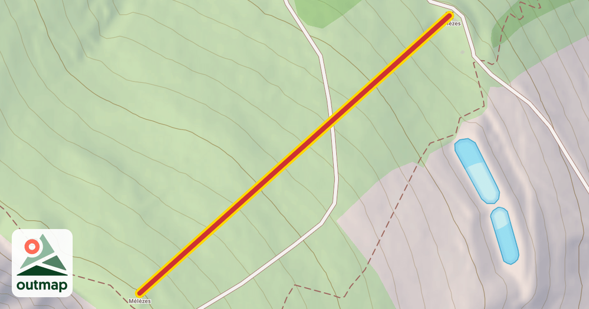 Map of Mélèzes