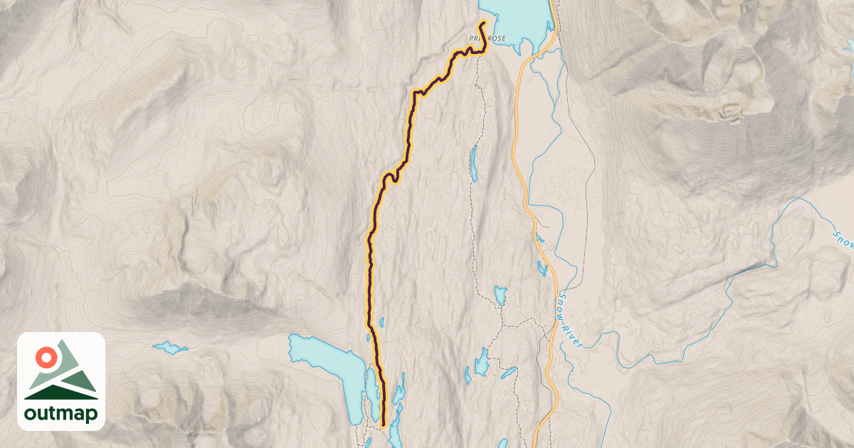 Map of Primrose Trail