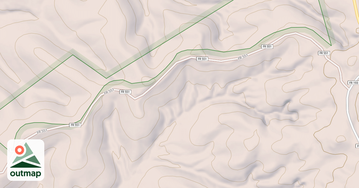 Map of FISHING CREEK