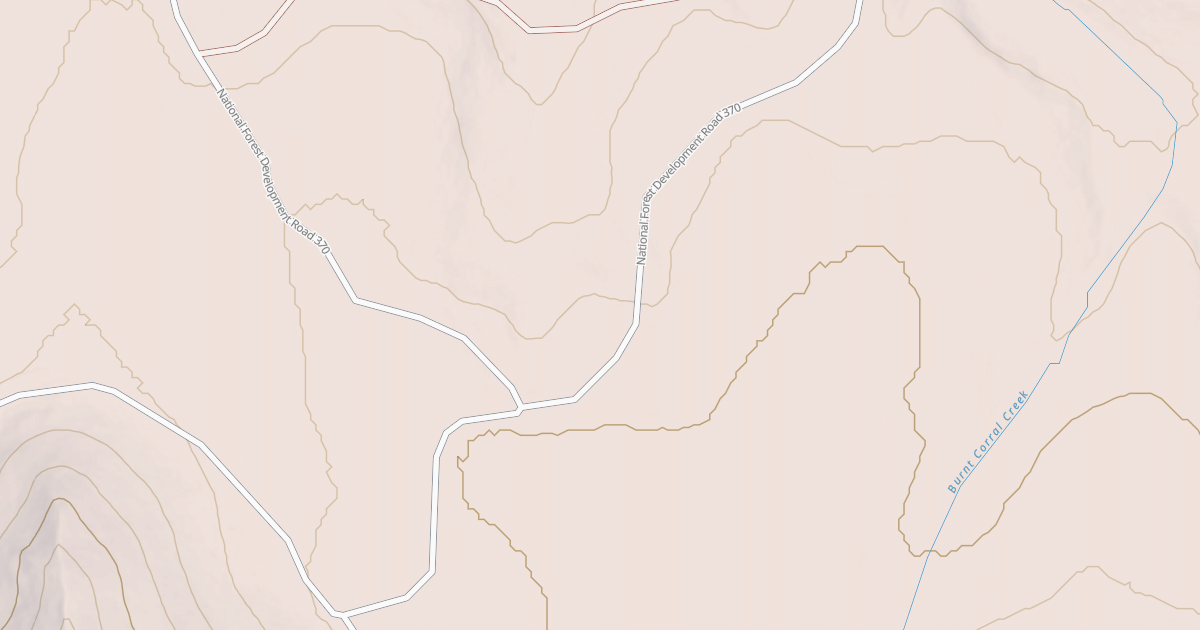 Map preview of USFS National Forest System Roads {D2D74461-5BA0-40FC-A201-ADEEE2B816C8}