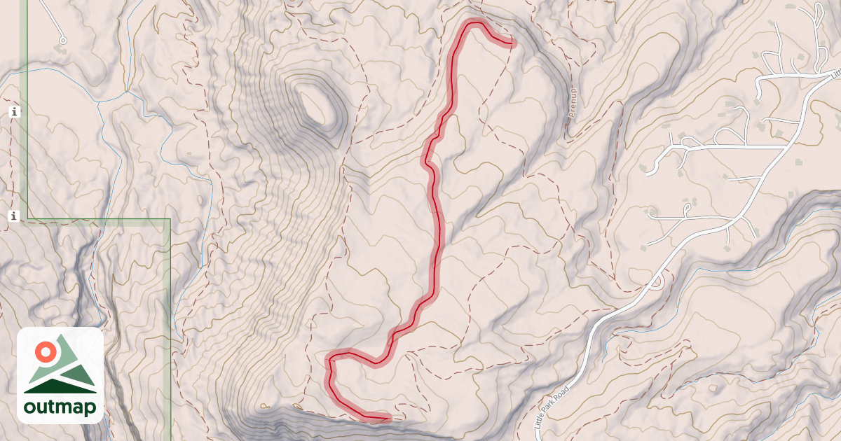 Map of Free Lunch Trail
