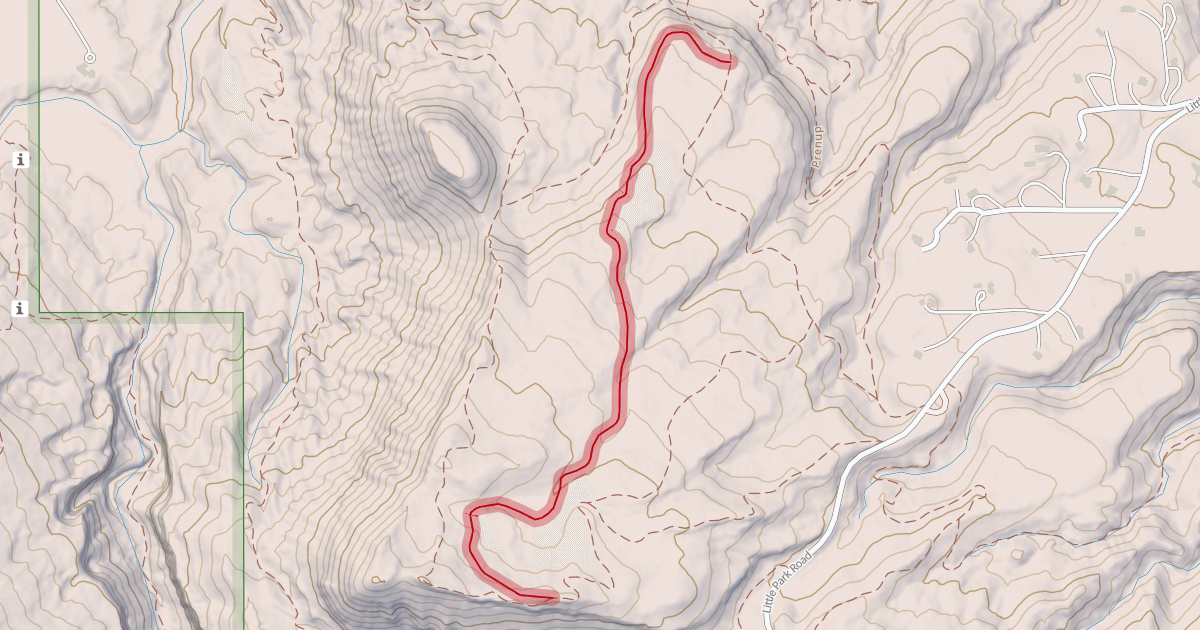 Map preview of Free Lunch Trail