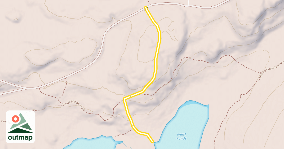Map of Pearl Ponds Trail
